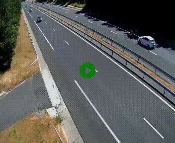 Caméra autoroute A75 à hauteur du col des Issartets en direction de Montpellier