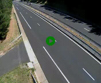 Caméra autoroute A75 à hauteur du col des Issartets en direction de Montpellier
