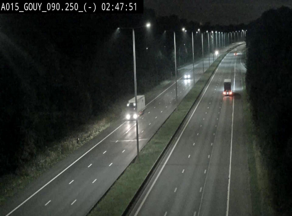 Webcam autoroute Belgique - Gouy-lez-piéton - E42 - BK 90.3