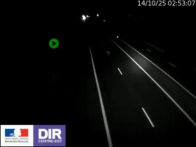 Webcam sur le contournement de Valence, sur la Nationale 7, à la jonction avec la N532, caméra orientée vers Grenoble