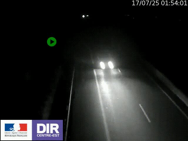 Webcam sur le contournement de Valence, sur la Nationale 7, à la jonction avec la N532, caméra orientée vers Grenoble