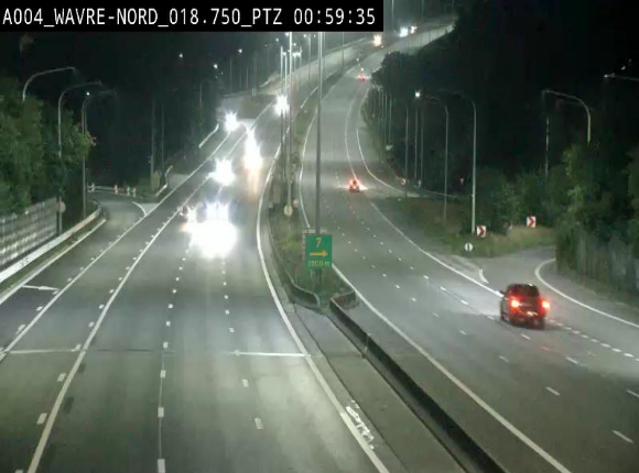 Webcam traffic E411(A4) - BK 18.7 - Bierges (Wavre Nord)