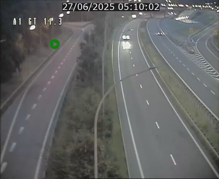 Traffic live webcam Luxembourg Senningerberg - A1 direction Allemagne - BK 11.3