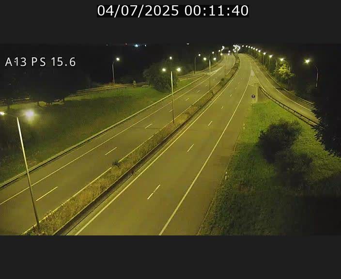 Traffic live webcam Luxembourg Kayl - A13 direction Dudelange - BK 15.6