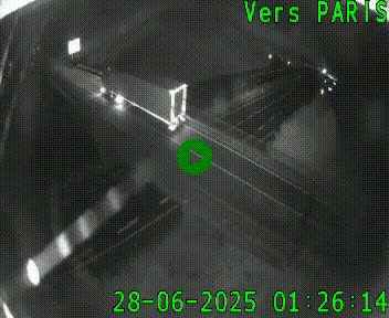 Clone of Caméra routière sur l'autoroute A20 au nord de Limoges, à la jonction avec la N520. Vue orientée vers Paris