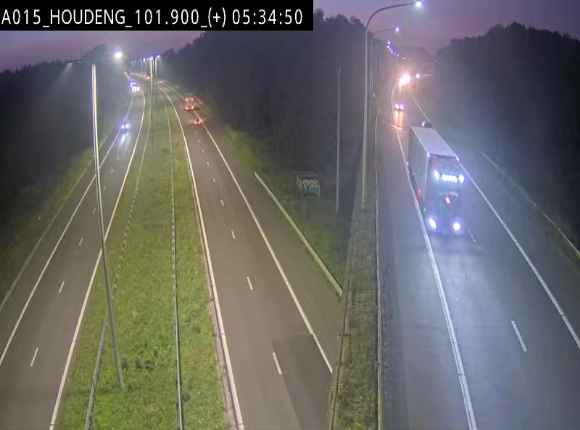 Webcam autoroute Belgique - Houdeng-Goegnies - Jonction E19/E42 direction Tournai/Mons - BK 101.85