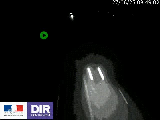 Webcam sur le contournement de Valence, sur la Nationale 7, à la jonction avec la N532, caméra orientée vers Grenoble
