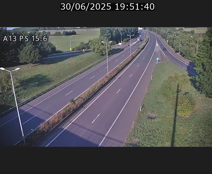 Traffic live webcam Luxembourg Kayl - A13 direction Dudelange - BK 15.6