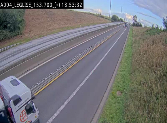 Webcam autoroute E411 à hauteur de Léglise, en direction de Luxembourg