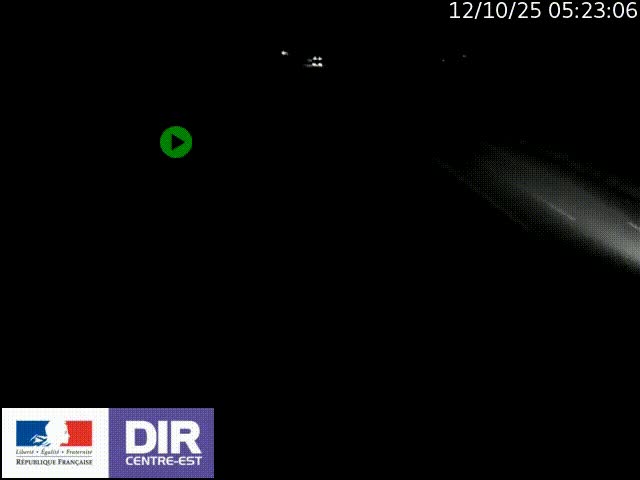 Webcam sur le contournement de Valence, sur la Nationale 7, à la jonction avec la N532, caméra orientée vers Grenoble
