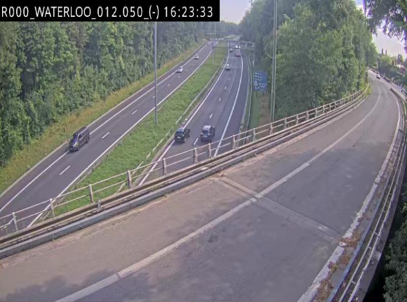 Webcam autoroute Belgique - Waterloo - R0 (ring de Bruxelles) - BK 12.3