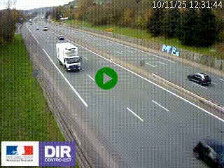 Webcam routière à Saint-Etienne-Terrenoire sur la RN88 avant la jonction entre l'A72 et le Boulevard Périphérique de Saint-Etienne