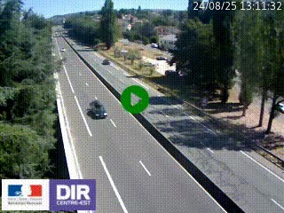 Webcam routière à Le Chambon-Feugerolles sur la RN88 entre Firminy et Saint-Etienne