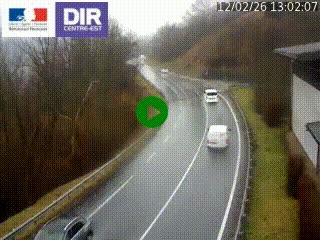 Caméra trafic sur la N90 à Bourg-Saint-Maurice, en provenance d'Aoste et en direction d'Albertville