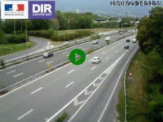 Caméra routière à hauteur de la sortie 15 Chambéry-centre au PK 4,103 en direction d'Albertville