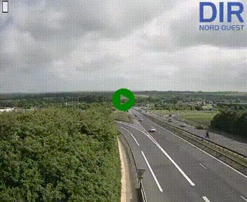Webcam au début de l'A84 sur le périphérique Ouest de Caen (N814) à hauteur de la sortie 9, Porte de Bretagne