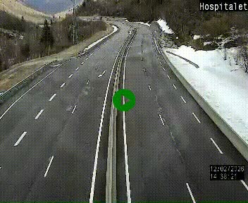 Webcam L'Hospitalet-près-l'Andorre sur N20, en direction d'Andorre