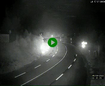 Webcam au carrefour de la croisade, à la jonction entre la N22 et la N320, avant le poste de douane franco-andorrane. Webcam à 1790 mètres d'altitude