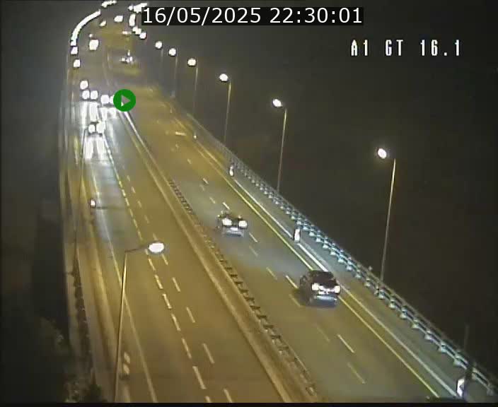 Traffic live webcam Luxembourg Niederanven - A1 direction Allemagne - BK 16.1