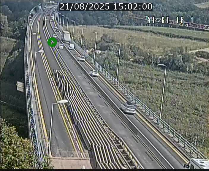 Traffic live webcam Luxembourg Niederanven - A1 direction Allemagne - BK 16.1