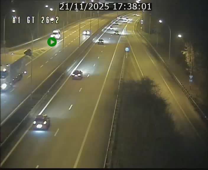 Traffic live webcam Luxembourg Grevenmacher - A1 direction Allemagne - BK 26.2