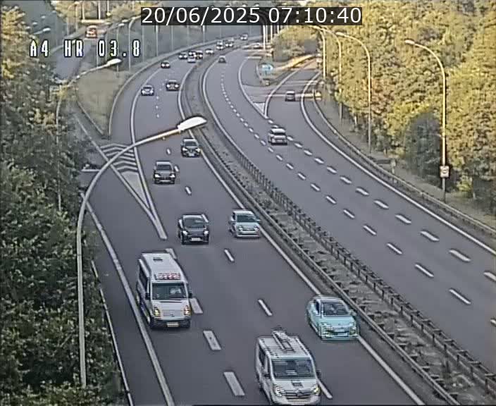 Webcam traffic A4 Luxembourg - BK 3.8 - Leudelange (direction Esch sur Alzette)