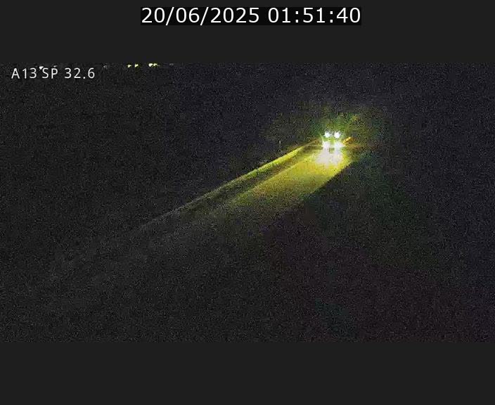 Webcam info trafic A13 à hauteur de Mondorf-les-bains. Vue orientée vers Altwies