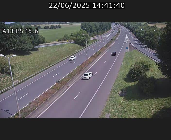Traffic live webcam Luxembourg Kayl - A13 direction Dudelange - BK 15.6