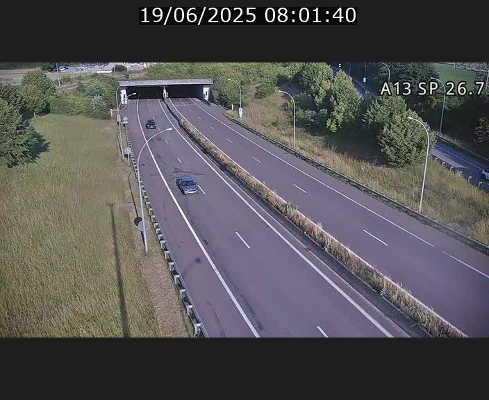 Traffic live webcam Luxembourg Frisange - A13 direction Luxembourg-ville - BK 26.7