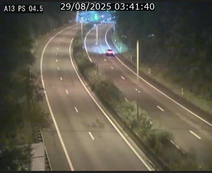 Traffic live webcam Luxembourg Differdange - A13 direction Esch-sur-Alzette - BK 4.5