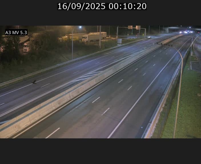 Webcam à l'Aire de Berchem au Luxembourg sur l'A3. Vue orientée vers la France
