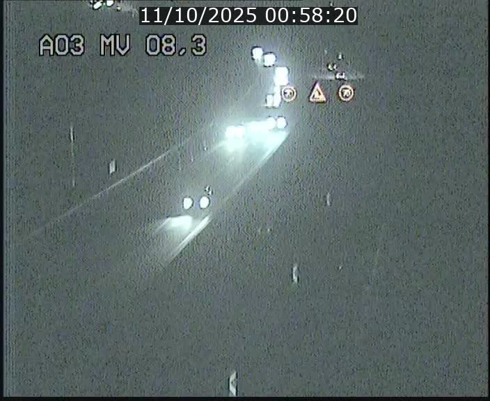 Webcam Autoroute après la Croix de Bettembourg en direction de Luxembourg sur l'A3