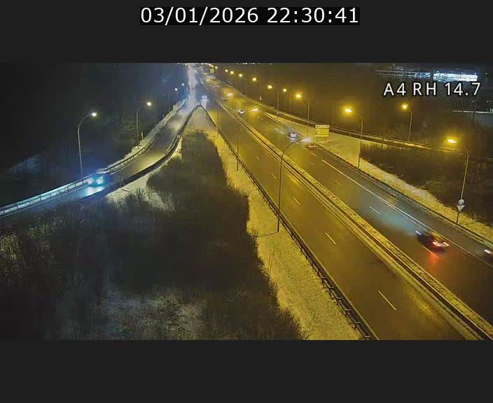 Traffic live webcam Luxembourg Jonction Lankelz - A4 - BK 14.7 - direction Luxembourg