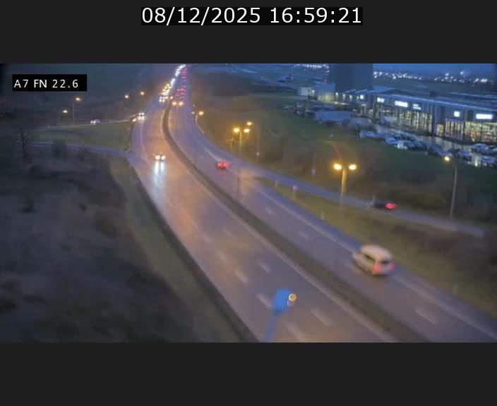 Caméra trafic Luxembourg - A7, Colmar-berg direction Mersch