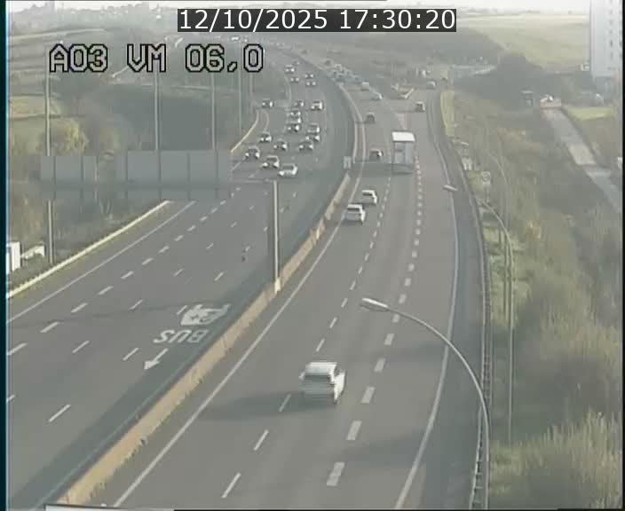 Traffic live webcam Luxembourg Aire de Berchem - A3 - BK 6 - direction France
