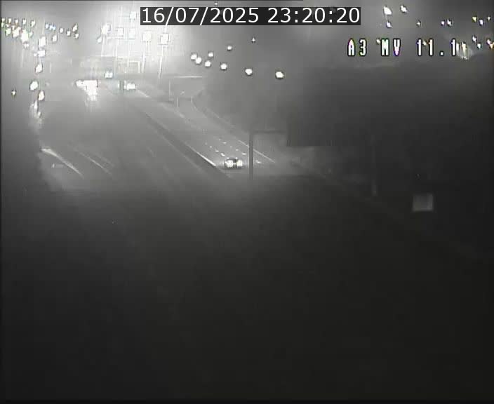 Traffic live webcam Luxembourg Croix de Bettembourg A3 - BK 11.1 - direction Luxembourg-ville