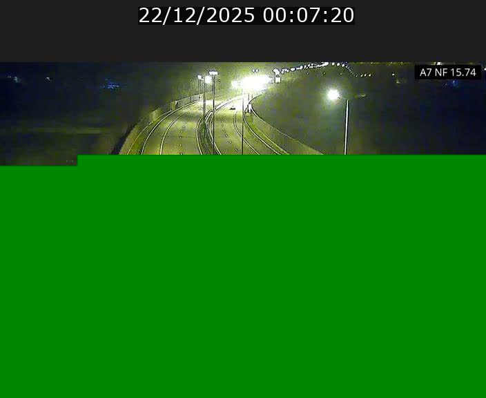 Caméra trafic Luxembourg - A7, Tunnel Mersch, entrée nord, direction Lorentzweiler