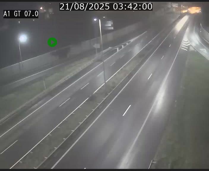 Traffic live webcam Luxembourg Cents - A1 direction Kirchberg - BK 7