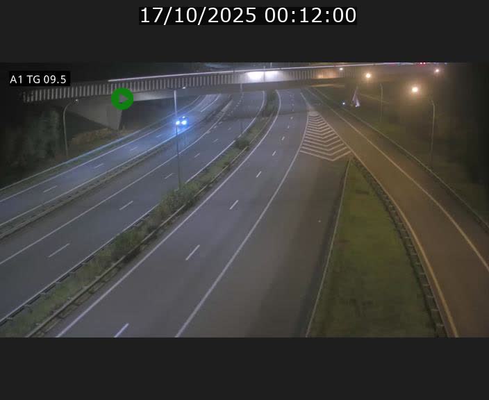 Traffic live webcam Luxembourg Jonction Grünewald - A1 direction Luxembourg-ville - BK 9.5