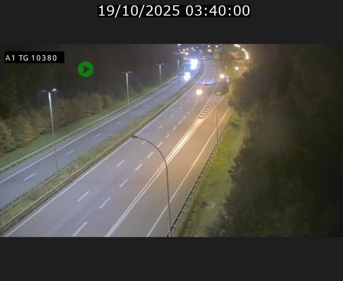 Traffic live webcam Luxembourg Senningerberg - A1 direction Luxembourg Kirchberg - BK 10.3