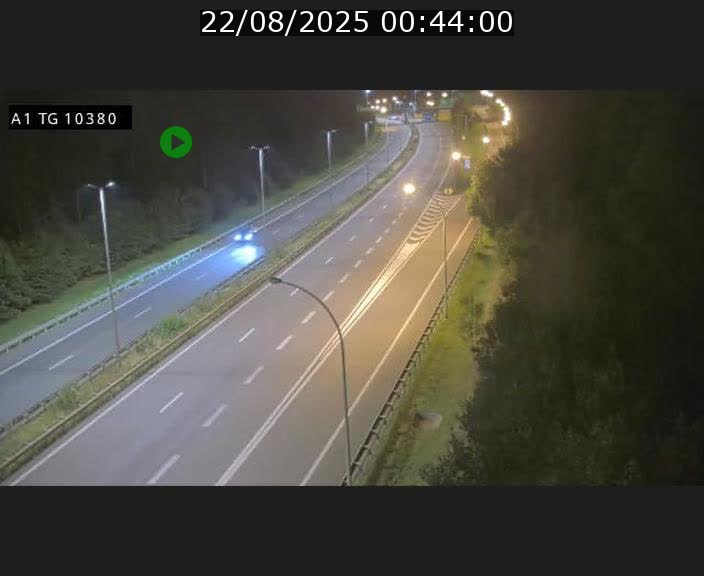 Traffic live webcam Luxembourg Senningerberg - A1 direction Luxembourg Kirchberg - BK 10.3