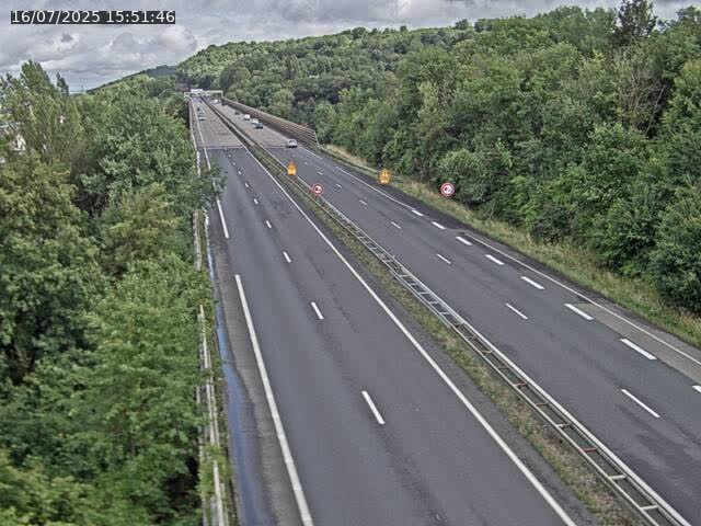 Caméra autoroute France - A30, Hayange direction Metz