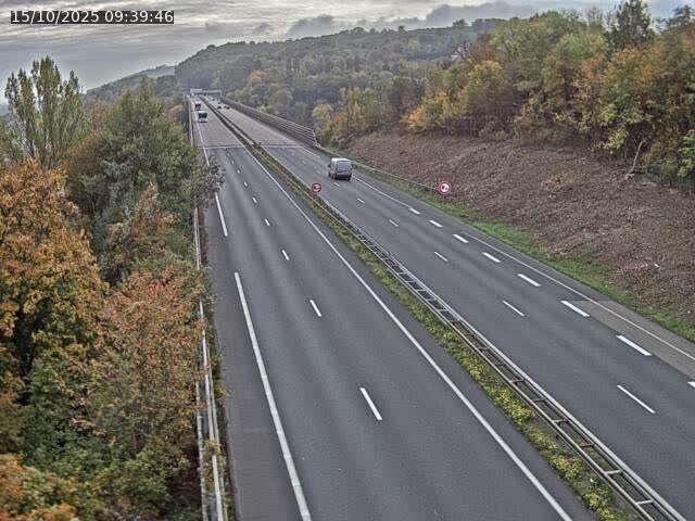 Caméra autoroute France - A30, Hayange direction Metz
