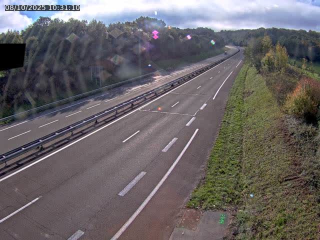 Webcam sur la N19 à Lyoffans. Vue orientée vers Vesoul