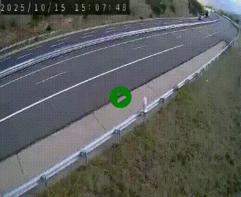 Caméra autoroutière France - A75, Engayresque, entre Millau et Séverac-le-Chateau, en direction de Montpellier