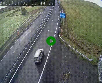 Caméra autoroute A75 à hauteur du col de la Fageole en direction de Clermont-Ferrand