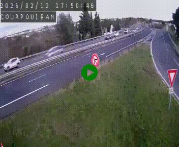 Caméra routière France - N109, Courpouiran - La plaine, en direction de Clermont l'Hérault, à la sortie de Montpellier