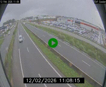 Webcam sur la N165 à hauteur de Caudan, dans le Morbihan.