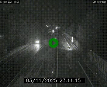 Webcam sur le périphérique de Rennes (N136) à hauteur de Maurepas, au nord de la ville