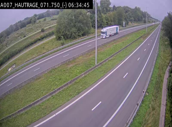 Webcam autoroute Belgique - Hautrage - E19 - BK 71.7